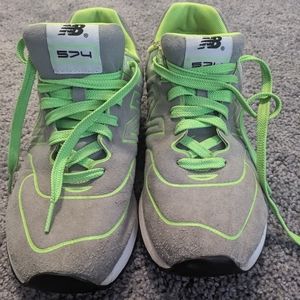 New Balance 564 core for Men. Grey and Lemon Green. Size 10